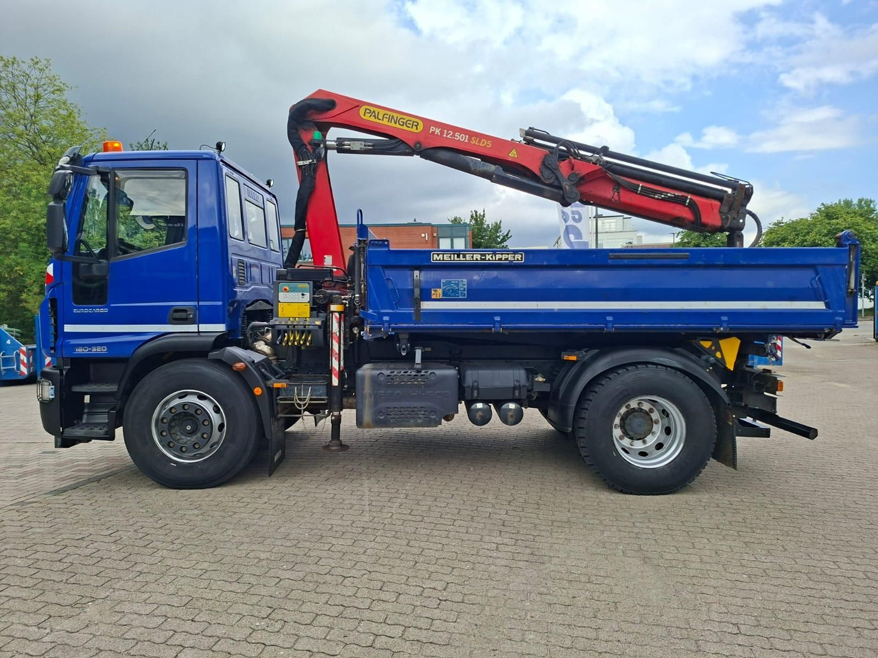 Iveco ML180E32K Meiler 3-Seitenkipper Kran 2x AHK - Camion benne, Camion grue: photos 3 Iveco ML180E32K Meiler 3-Seitenkipper Kran 2x AHK - Camion benne, Camion grue: photos 3