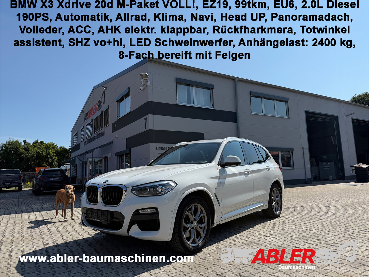 BMW X3 Xdrive 20d M-Sport VOLL! ACC, Head-Up, Panorama... - SUV: photos 1 BMW X3 Xdrive 20d M-Sport VOLL! ACC, Head-Up, Panorama... - SUV: photos 1