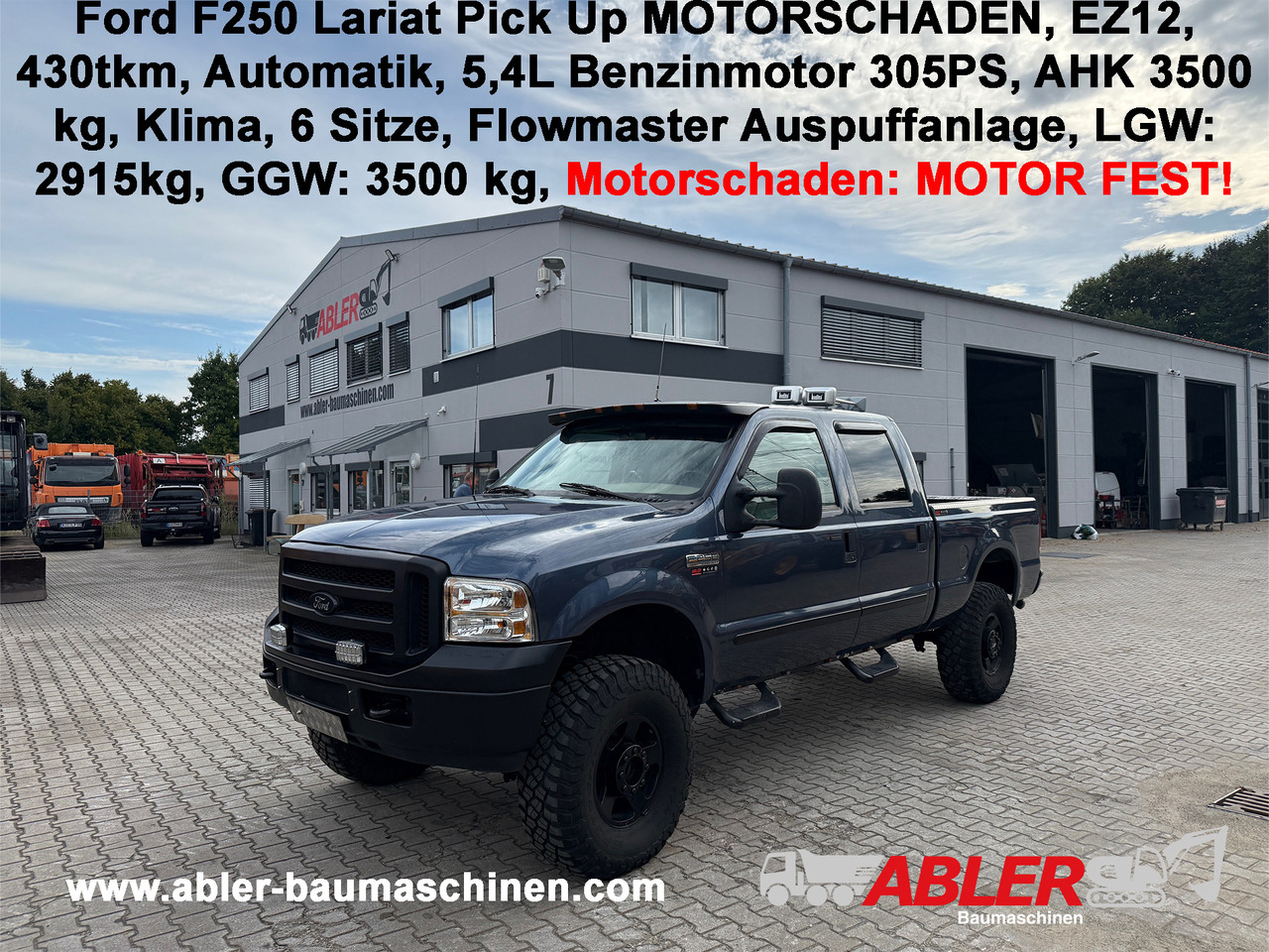 Ford F250 Lariat Pickup Motorschaden - Pick-up: photos 1 Ford F250 Lariat Pickup Motorschaden - Pick-up: photos 1
