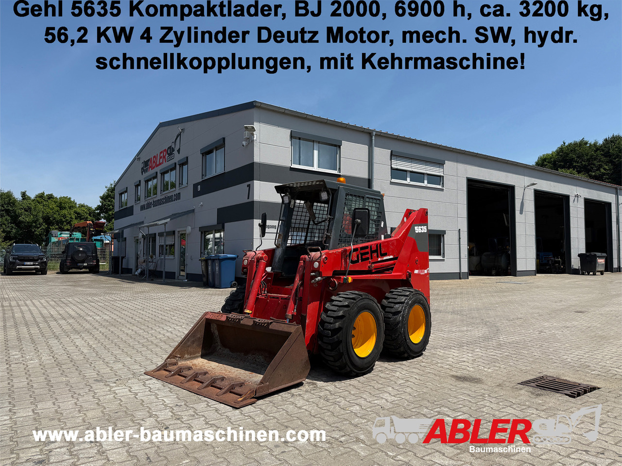 Gehl 5635 Kompaktlader Schaufel + Kehrmaschine - Chargeuse sur pneus: photos 1 Gehl 5635 Kompaktlader Schaufel + Kehrmaschine - Chargeuse sur pneus: photos 1