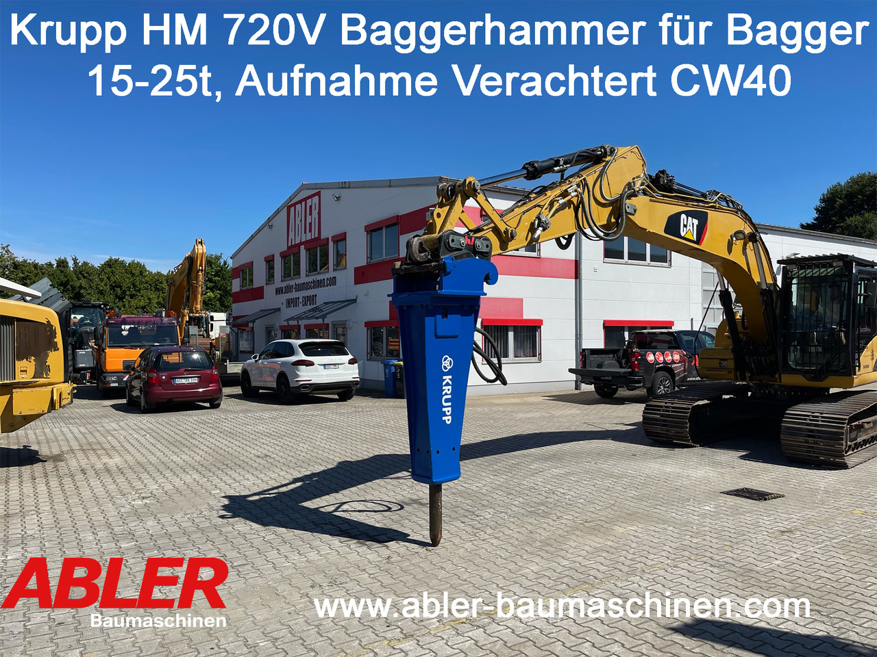 Krupp HM720V Baggerhammer 15-25t - Marteau hydraulique pour Engins de chantier: photos 1 Krupp HM720V Baggerhammer 15-25t - Marteau hydraulique pour Engins de chantier: photos 1