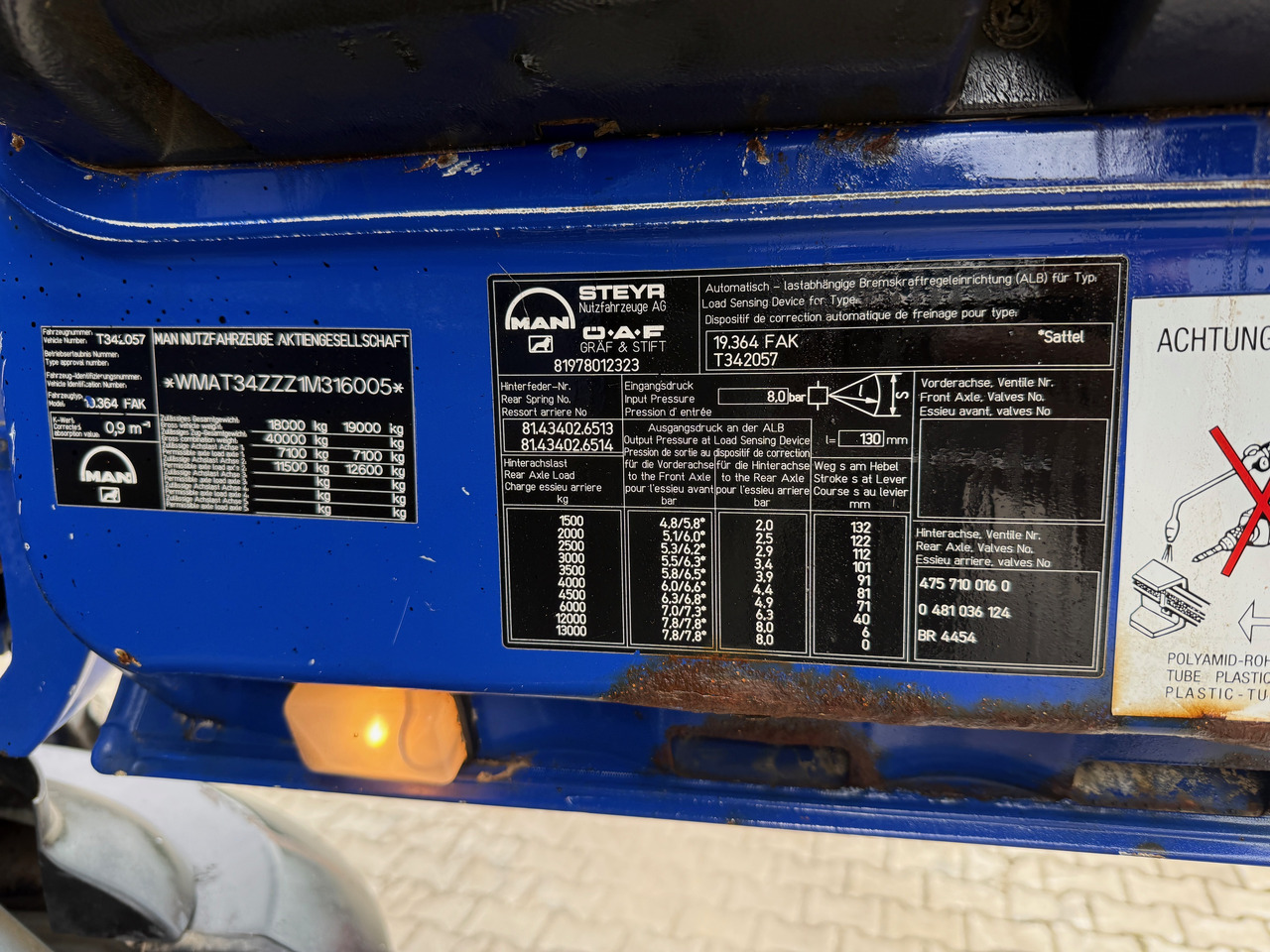 Camion benne MAN 19.364 3-Seiten-Kipper Allrad Winterdienst: photos 17