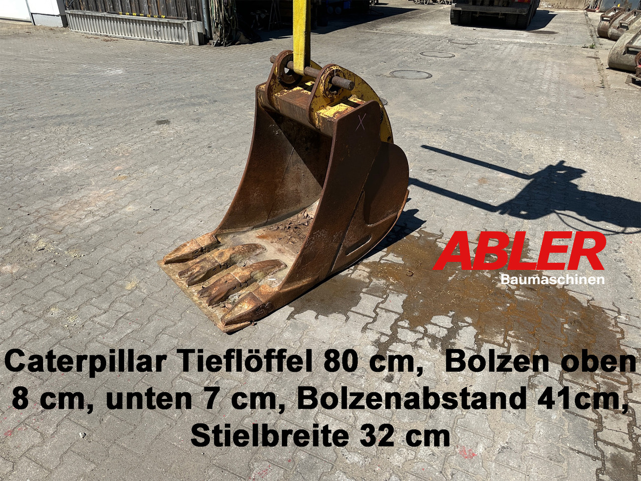 Tieflöffel 80 cm CAT - Godet pour pelle: photos 1 Tieflöffel 80 cm CAT - Godet pour pelle: photos 1