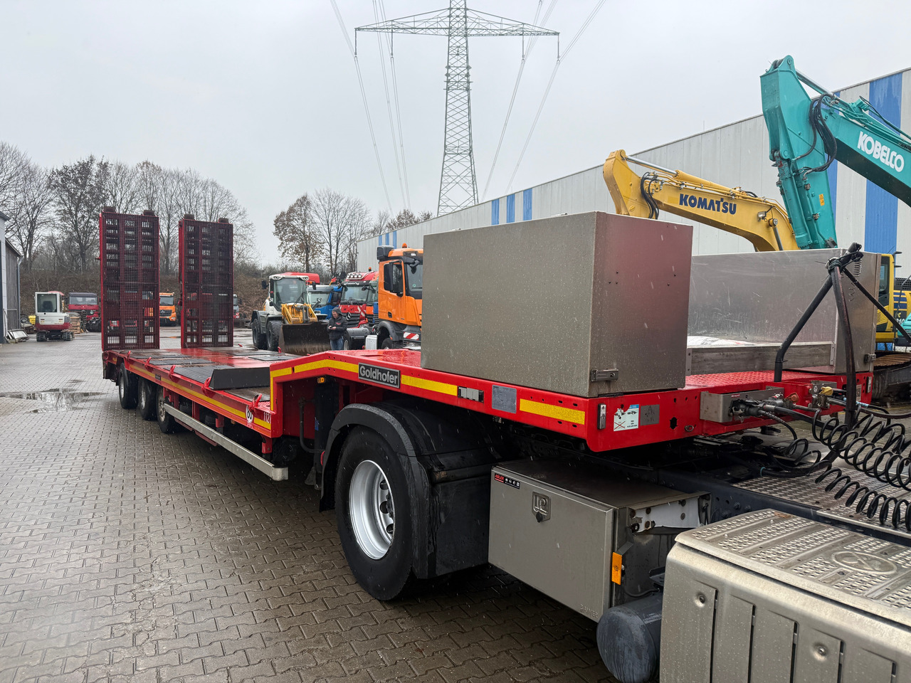 Mercedes-Benz 1845 Actros SZM mit Goldhofer Tieflader Auflieger - Tracteur routier, Semi-remorque surbaissé: photos 4 Mercedes-Benz 1845 Actros SZM mit Goldhofer Tieflader Auflieger - Tracteur routier, Semi-remorque surbaissé: photos 4