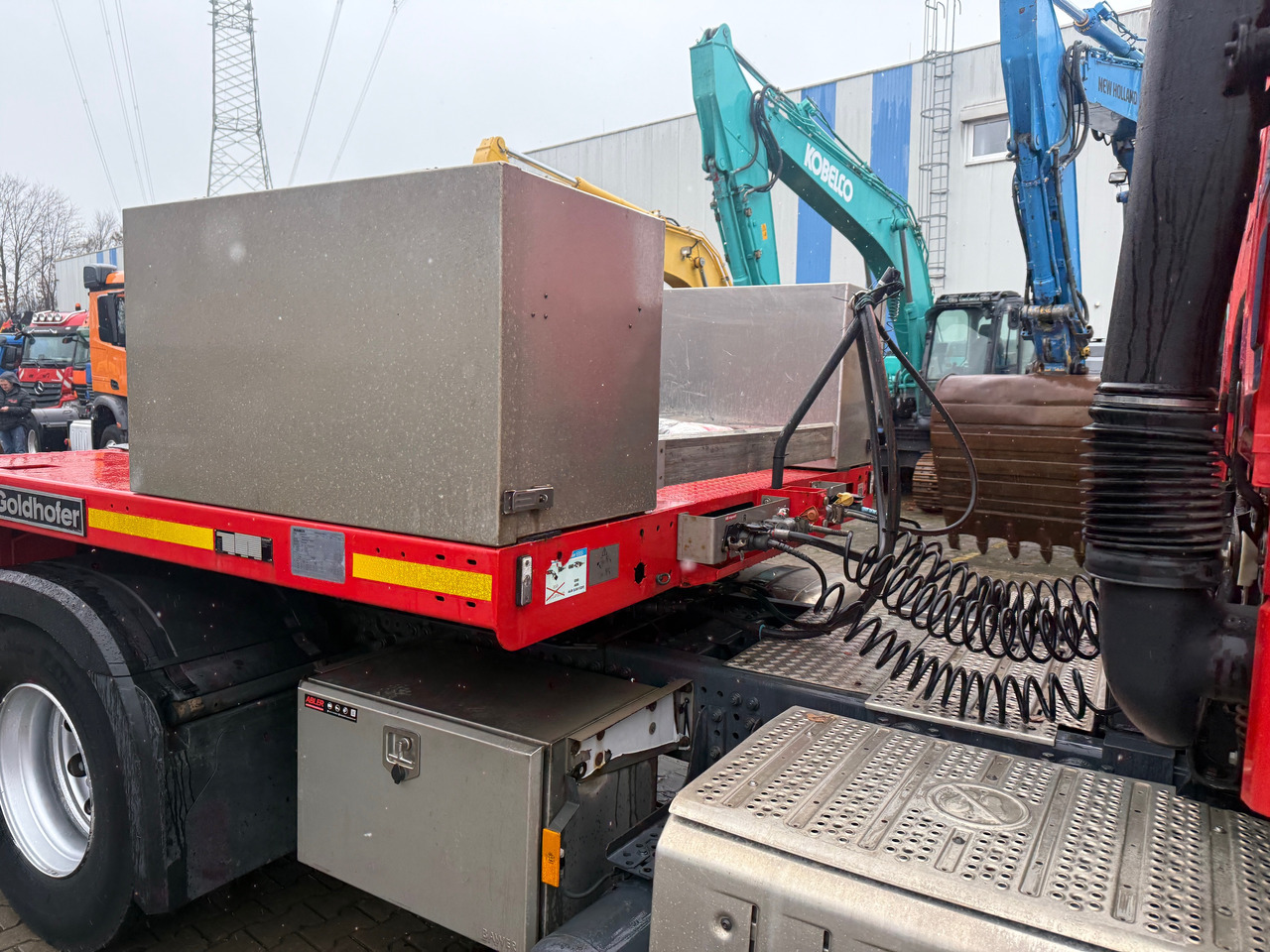 Mercedes-Benz 1845 Actros SZM mit Goldhofer Tieflader Auflieger - Tracteur routier, Semi-remorque surbaissé: photos 5 Mercedes-Benz 1845 Actros SZM mit Goldhofer Tieflader Auflieger - Tracteur routier, Semi-remorque surbaissé: photos 5