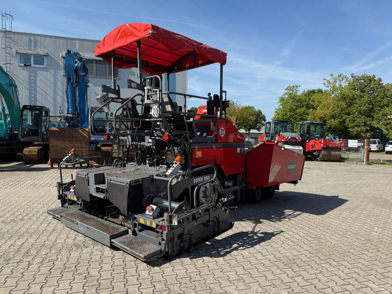 Vögele Super 1203 Asphalt-Radfertiger - Finisseur: photos 4 Vögele Super 1203 Asphalt-Radfertiger - Finisseur: photos 4