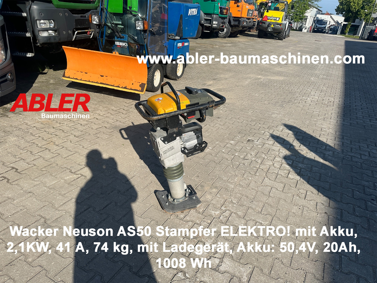 Wacker Neuson AS50E Rüttelstampfer Elektro AKKU! - Pilonneuse: photos 1 Wacker Neuson AS50E Rüttelstampfer Elektro AKKU! - Pilonneuse: photos 1