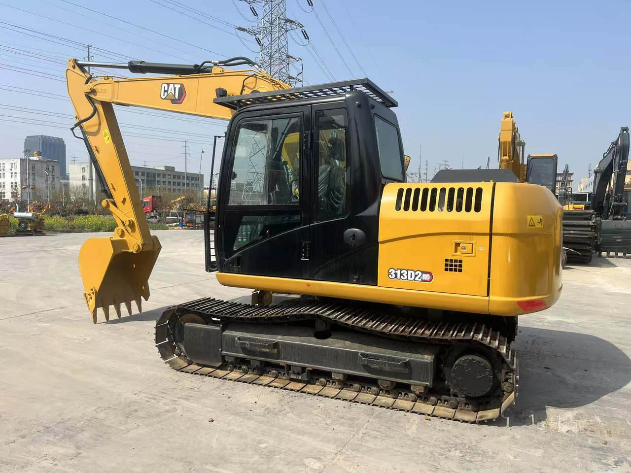 Caterpillar 313D2 - Pelle sur chenille: photos 2 Caterpillar 313D2 - Pelle sur chenille: photos 2