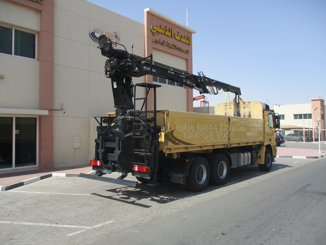 Camion grue MERCEDES-BENZ ACTROS 2644 6×4 with ATLAS 165.2 Block Crane: photos 9