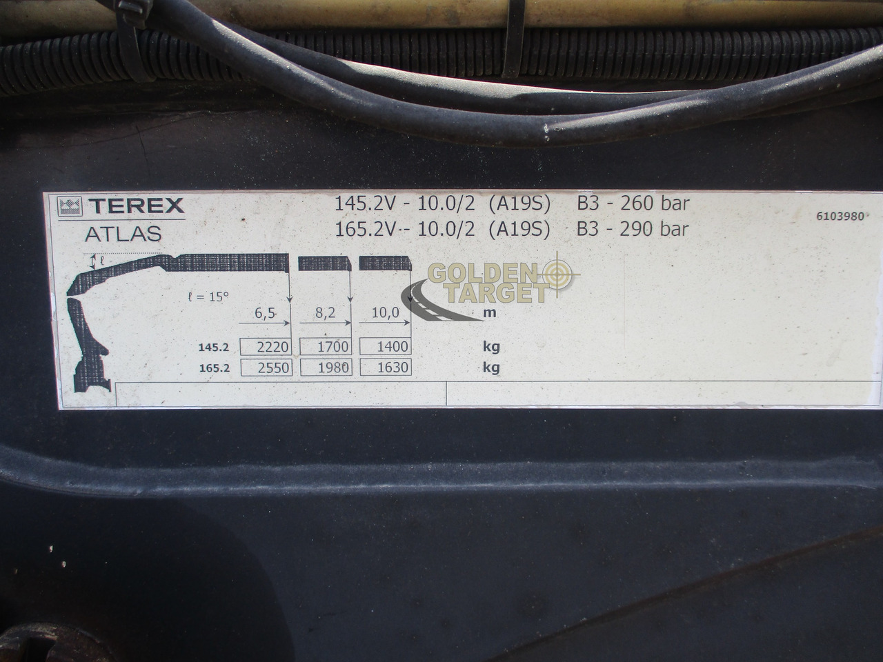 Camion grue MERCEDES-BENZ ACTROS 2644 6×4 with ATLAS 165.2 Block Crane: photos 13