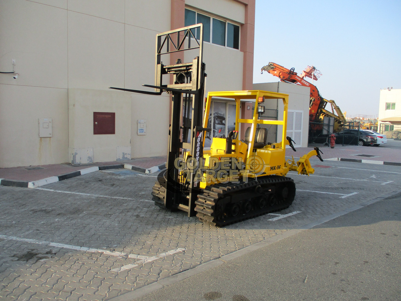 Chariot élévateur diesel Morooka MK35 Tracks Forklift: photos 9