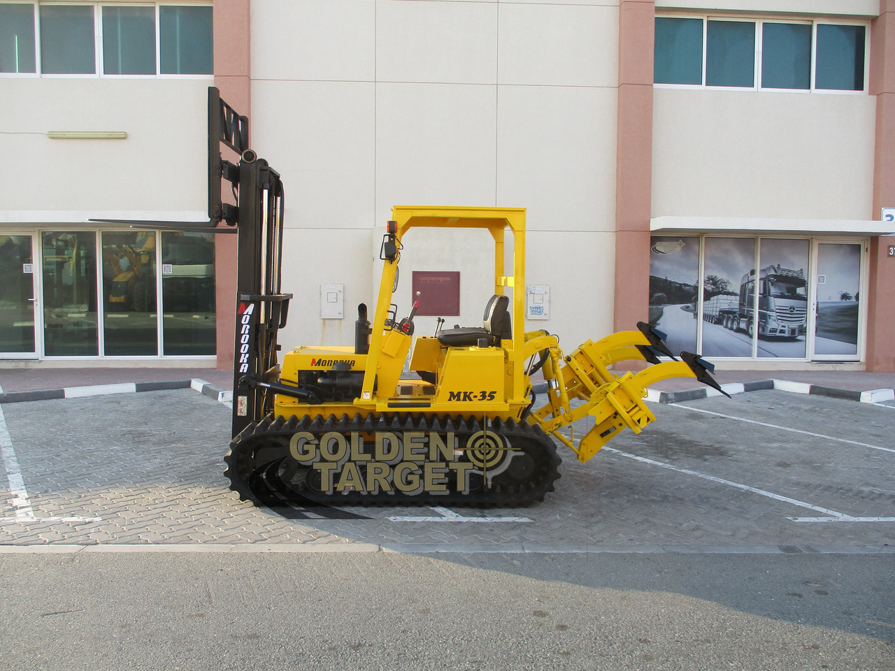Chariot élévateur diesel Morooka MK35 Tracks Forklift: photos 8