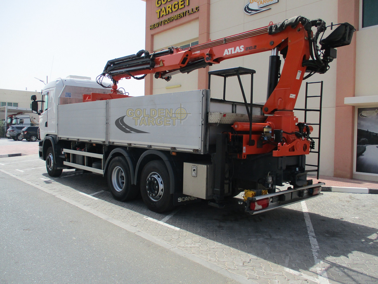SCANIA G480 6x2 with ATLAS 210.2 Block Crane - Camion grue: photos 4 SCANIA G480 6x2 with ATLAS 210.2 Block Crane - Camion grue: photos 4