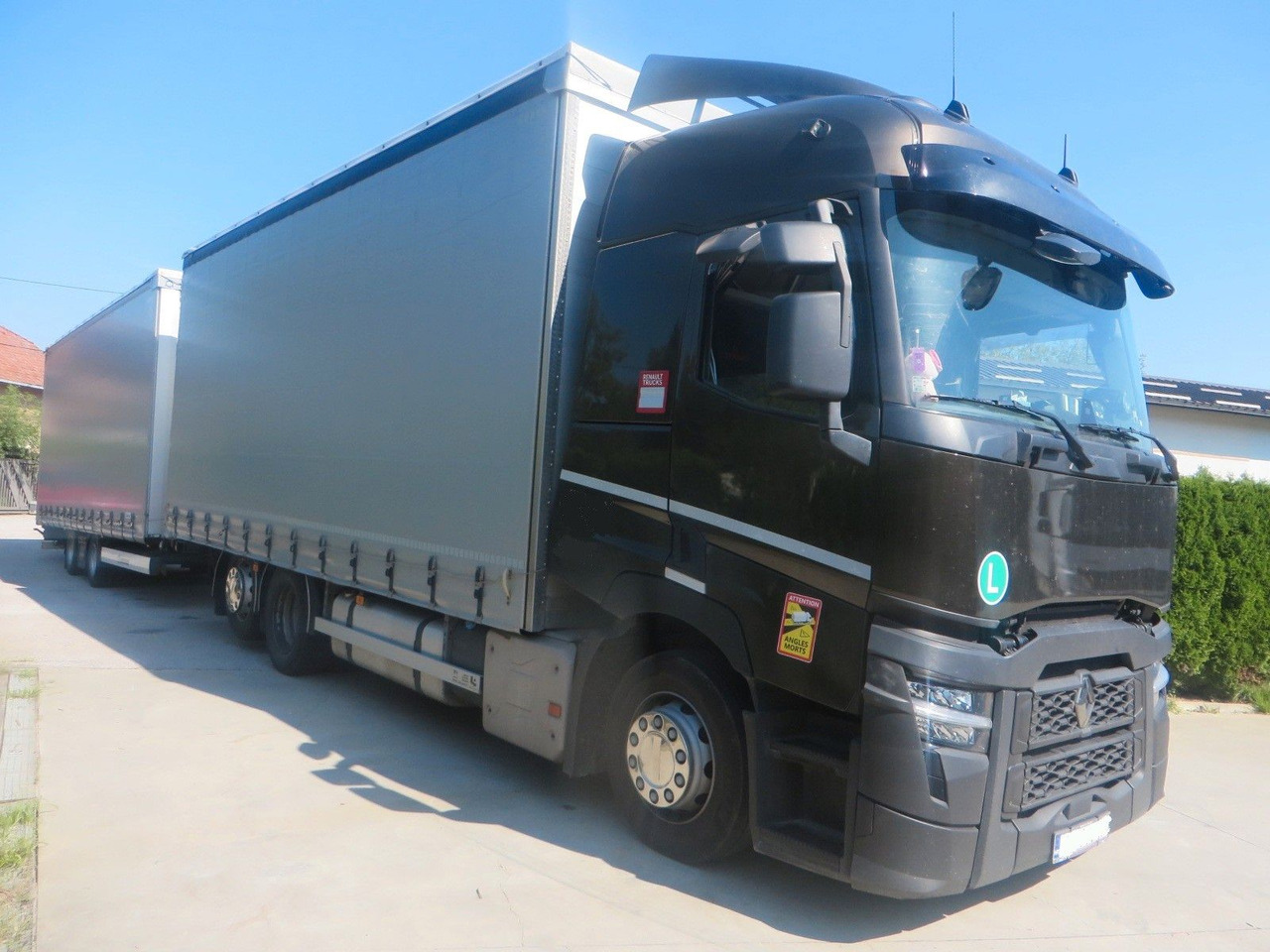 Renault T480 SC 6x2 tandem jumbo 116m3 - Camion à rideaux coulissants: photos 2 Renault T480 SC 6x2 tandem jumbo 116m3 - Camion à rideaux coulissants: photos 2