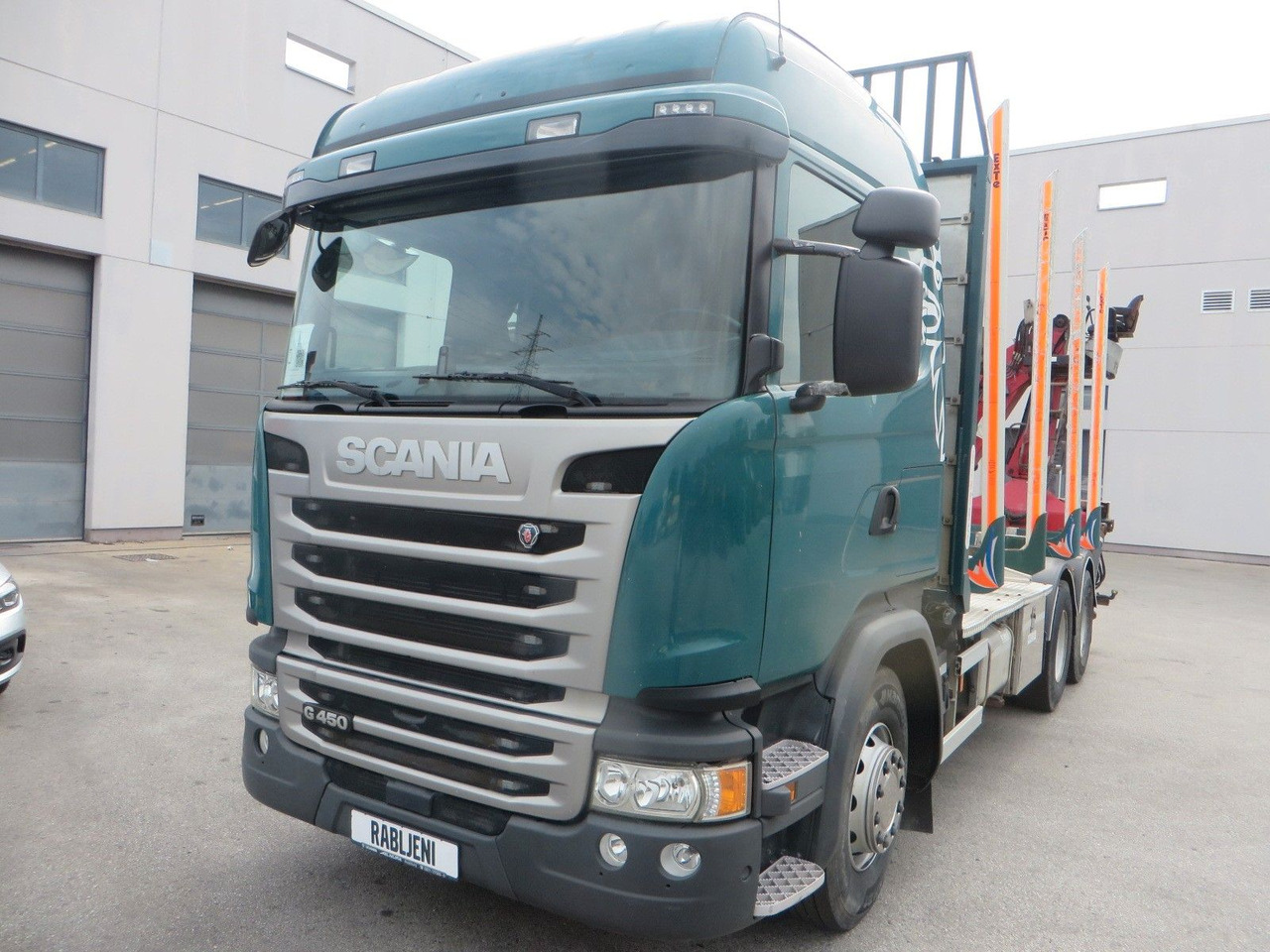 Scania G450 6x4Timber - Camion grumier, Camion grue: photos 1 Scania G450 6x4Timber - Camion grumier, Camion grue: photos 1