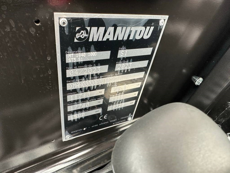 Chariot télescopique neuf Manitou MT1840 Comfort: photos 9 Chariot télescopique neuf Manitou MT1840 Comfort: photos 9
