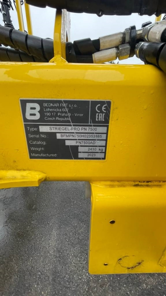 Bednar Striegel PN 7500 - Herse étrille: photos 2 Bednar Striegel PN 7500 - Herse étrille: photos 2