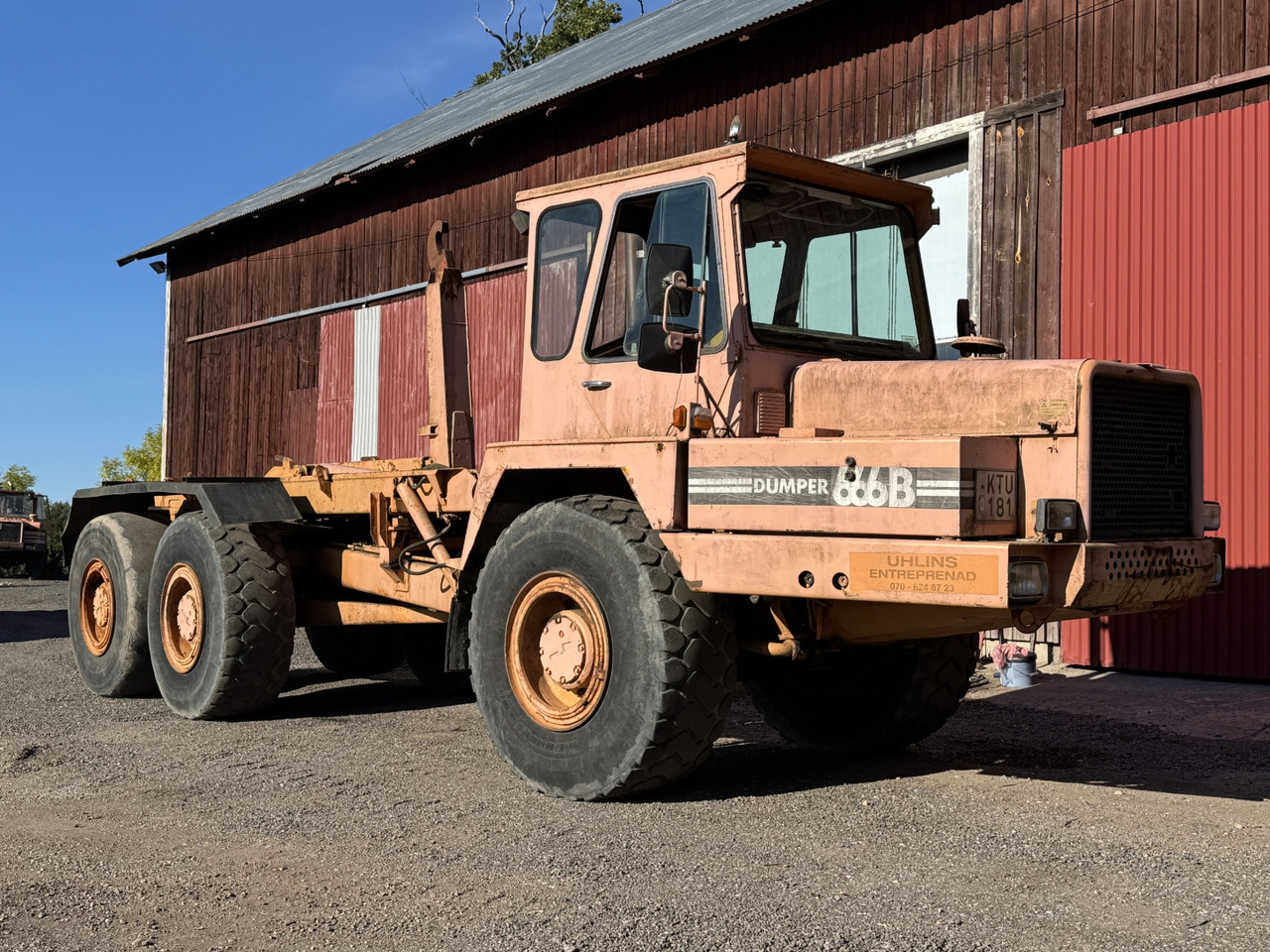 Dumper Engström o Nilsson 666B -1982 | CAT V8 | Renoveringsobjekt - Tombereau articulé: photos 1 Dumper Engström o Nilsson 666B -1982 | CAT V8 | Renoveringsobjekt - Tombereau articulé: photos 1