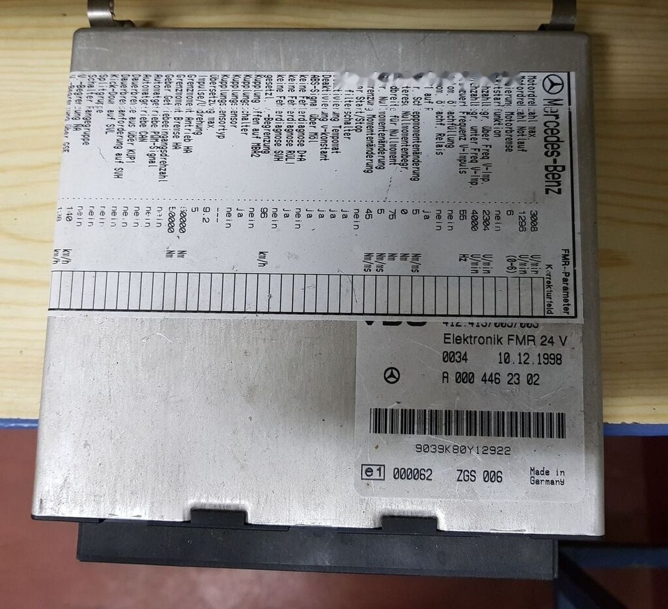 Mercedes-Benz A 001 446 26 17 Mercedes-Benz ACTROS MB2 - Bloc de gestion pour Camion: photos 5 Mercedes-Benz A 001 446 26 17 Mercedes-Benz ACTROS MB2 - Bloc de gestion pour Camion: photos 5