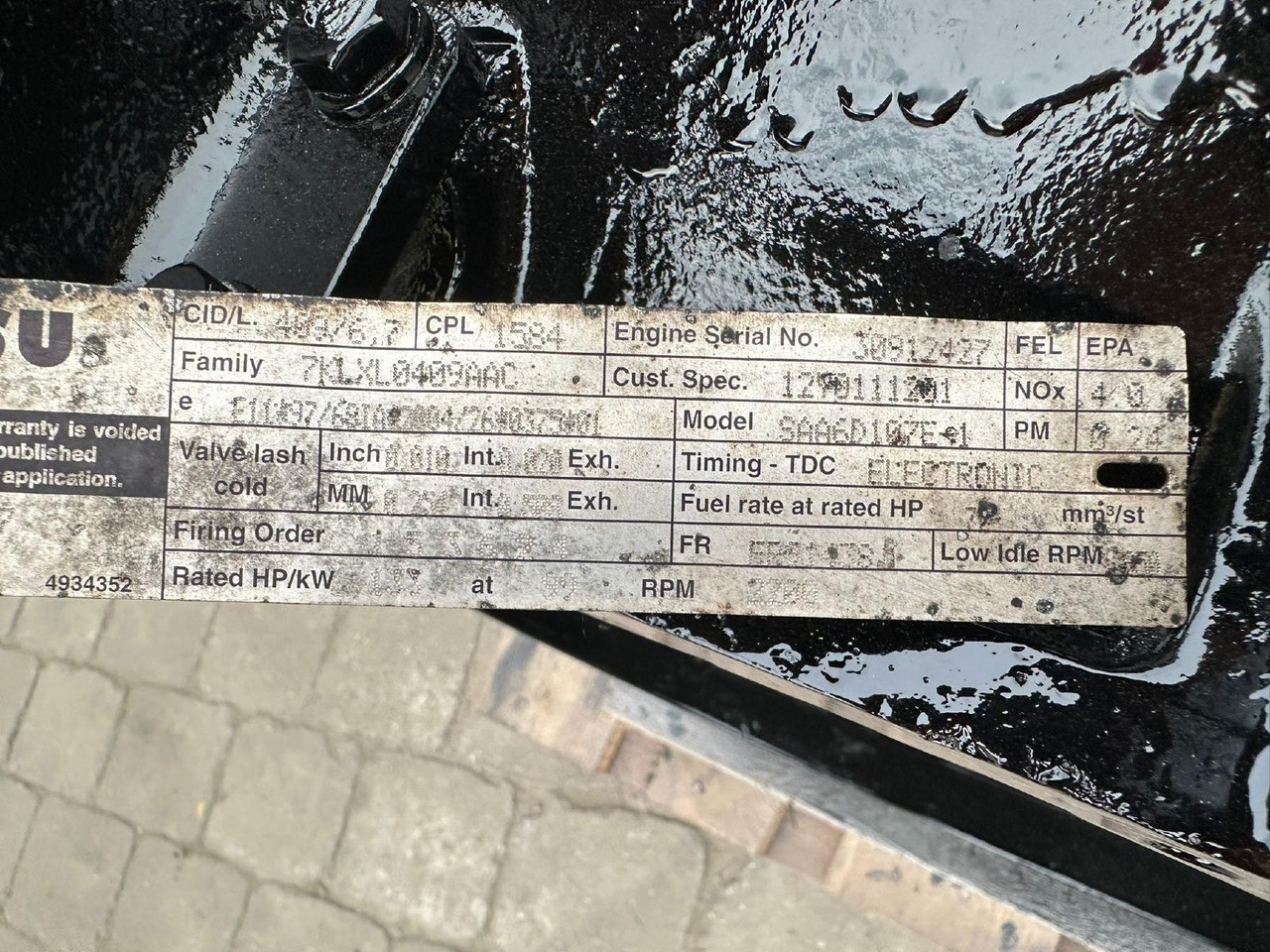 Moteur pour Engins de chantier Komatsu SAA6D107-E1 n ü aus D51: photos 8