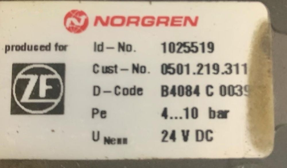 Norgren ZF oryginał HURT wybieraka 1025519 MAN TGA TGX TGL - Valve de frein pour Camion: photos 3 Norgren ZF oryginał HURT wybieraka 1025519 MAN TGA TGX TGL - Valve de frein pour Camion: photos 3