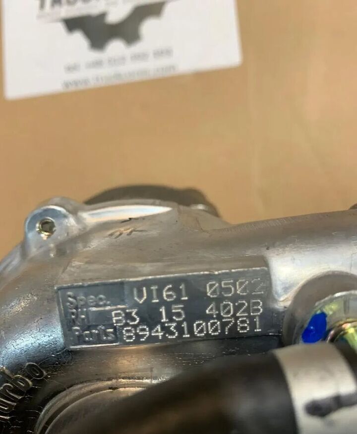 Nowa Turbosprężarka VI61 8943100781 Isuzu / Opel 1.5 TD 67 KM Co 8943100781 for car - Turbocompresseur pour Voiture: photos 3 Nowa Turbosprężarka VI61 8943100781 Isuzu / Opel 1.5 TD 67 KM Co 8943100781 for car - Turbocompresseur pour Voiture: photos 3