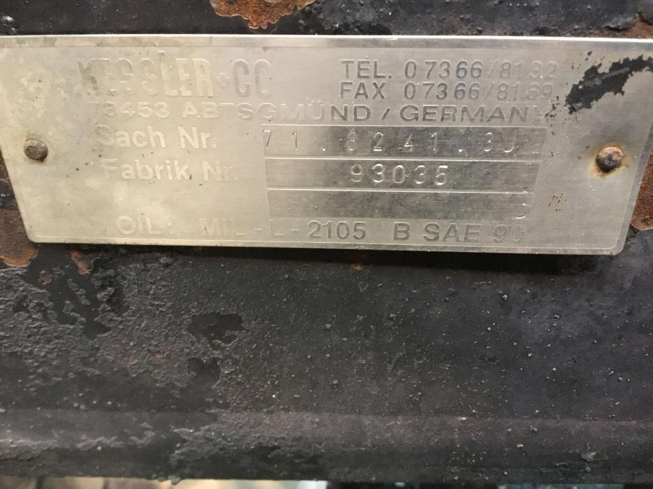 Terex AC 205 axle 2 - Essieu et pièces pour Grue mobile: photos 5 Terex AC 205 axle 2 - Essieu et pièces pour Grue mobile: photos 5