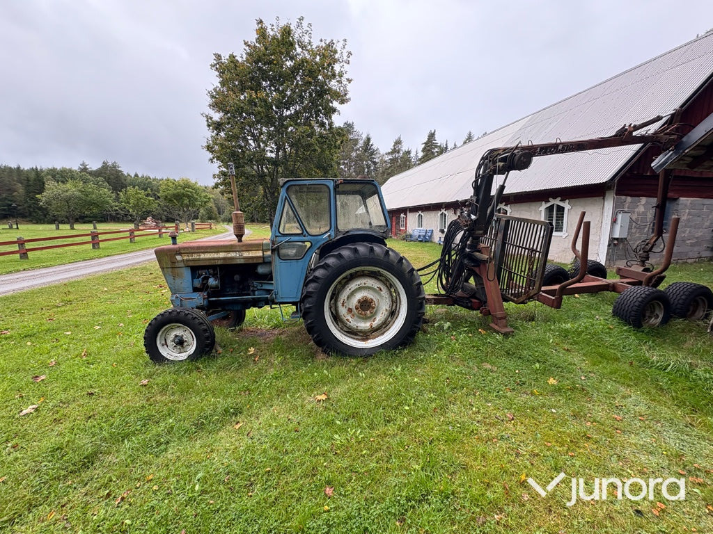 Ford 5000 med skogsvagn och kran - Tracteur agricole: photos 3 Ford 5000 med skogsvagn och kran - Tracteur agricole: photos 3