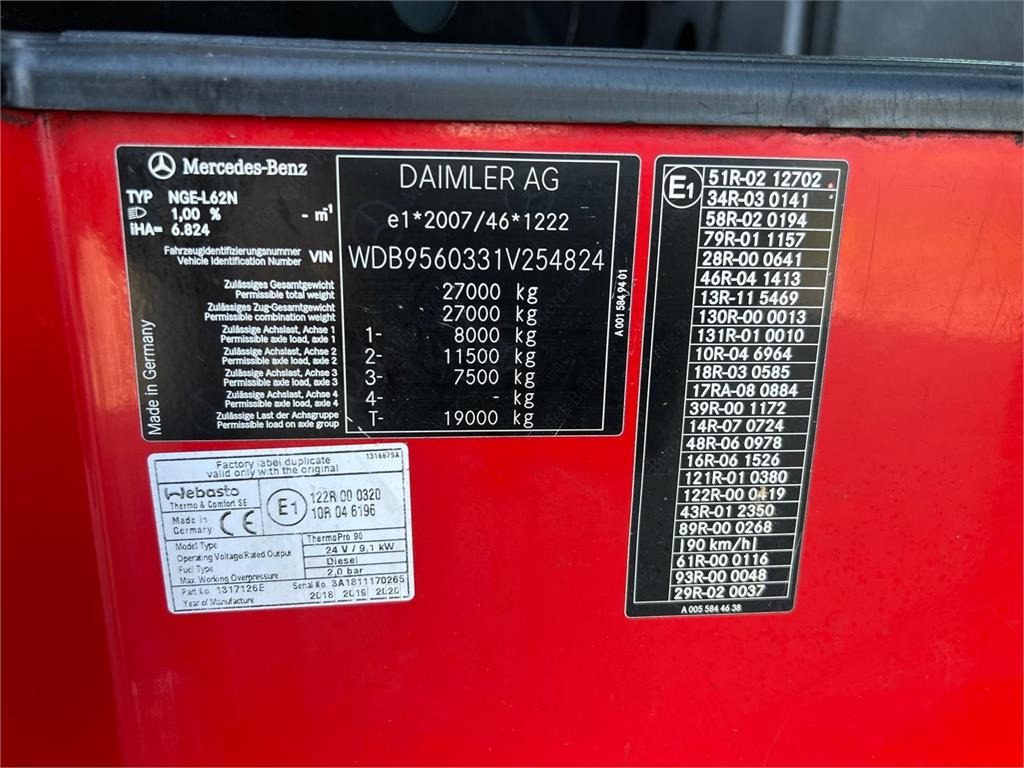 Benne à ordures ménagères Mercedes-Benz Econic 2630L ENA 4 kammer NTM: photos 21 Benne à ordures ménagères Mercedes-Benz Econic 2630L ENA 4 kammer NTM: photos 21