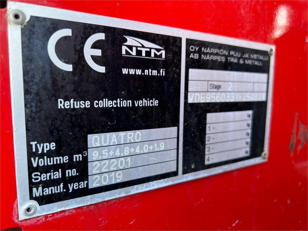 Benne à ordures ménagères Mercedes-Benz Econic 2630L ENA 4 kammer NTM: photos 22 Benne à ordures ménagères Mercedes-Benz Econic 2630L ENA 4 kammer NTM: photos 22