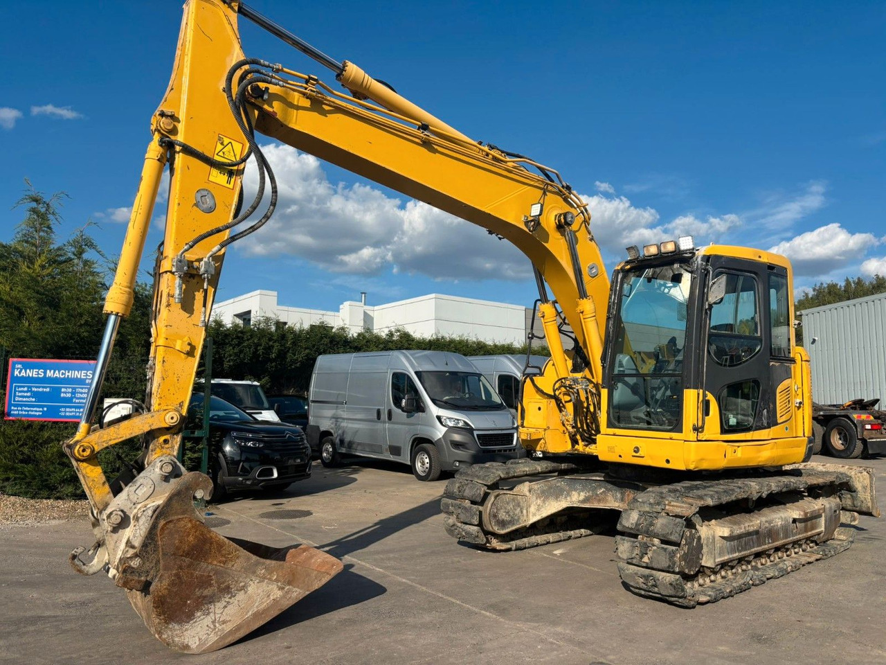 Komatsu PC138US-8. Klima. Hydr Schnelw. 2 Löffel. - Pelle sur chenille: photos 3 Komatsu PC138US-8. Klima. Hydr Schnelw. 2 Löffel. - Pelle sur chenille: photos 3