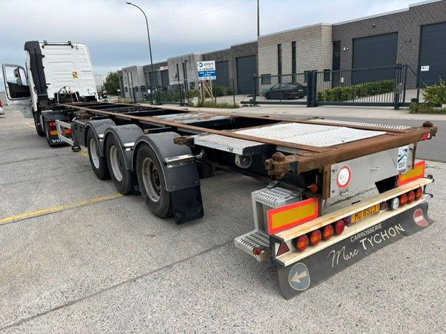 Lag 0-3-CC. 39ton. Container 40FT. BWP. - Semi-remorque porte-conteneur/ Caisse mobile: photos 3 Lag 0-3-CC. 39ton. Container 40FT. BWP. - Semi-remorque porte-conteneur/ Caisse mobile: photos 3