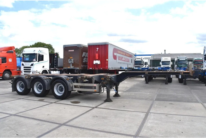 Pacton T3-010 - 2 x LIFT AXLE - BPW AXLES - DRUM BRAKES - 2 x EXTENDABLE - - Semi-remorque porte-conteneur/ Caisse mobile: photos 5 Pacton T3-010 - 2 x LIFT AXLE - BPW AXLES - DRUM BRAKES - 2 x EXTENDABLE - - Semi-remorque porte-conteneur/ Caisse mobile: photos 5