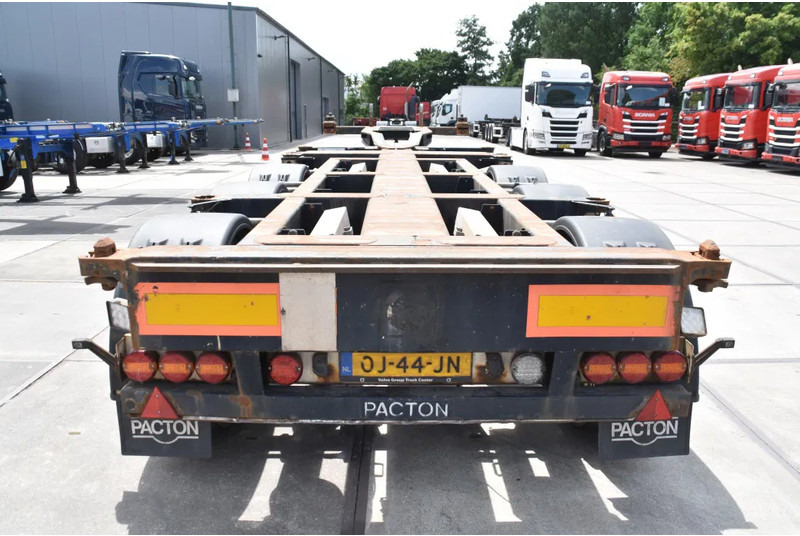 Pacton T3-010 - 2 x LIFT AXLE - BPW AXLES - DRUM BRAKES - 2 x EXTENDABLE - - Semi-remorque porte-conteneur/ Caisse mobile: photos 3 Pacton T3-010 - 2 x LIFT AXLE - BPW AXLES - DRUM BRAKES - 2 x EXTENDABLE - - Semi-remorque porte-conteneur/ Caisse mobile: photos 3