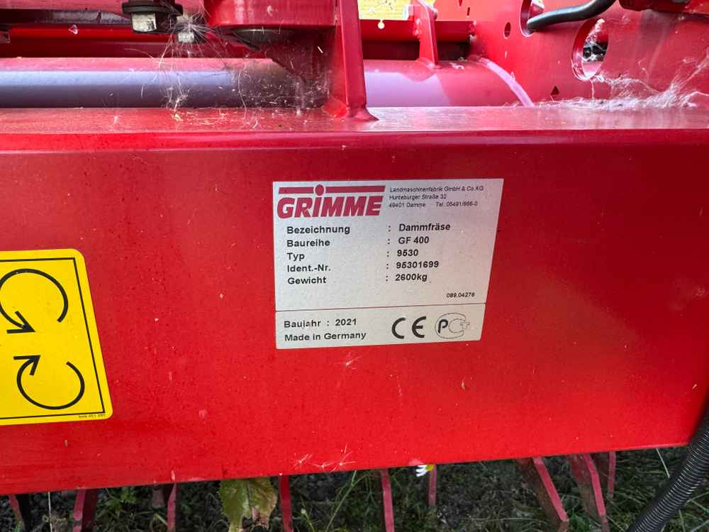 Grimme GF 400 - Matériel de récolte: photos 5 Grimme GF 400 - Matériel de récolte: photos 5