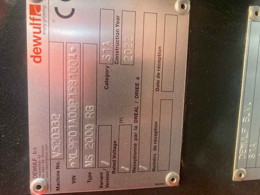 Dewulf Dewulf MS 2000, B.V S1A, 2 Row Potato Belt Planter - Matériel de récolte: photos 3 Dewulf Dewulf MS 2000, B.V S1A, 2 Row Potato Belt Planter - Matériel de récolte: photos 3