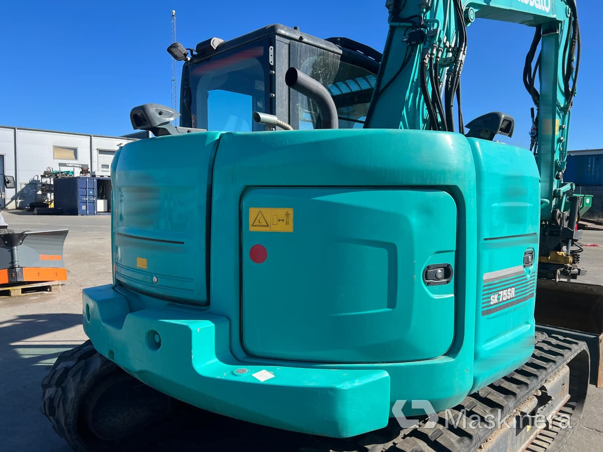Pelle sur chenille Grävmaskin Kobelco SK75SR-3E: photos 14 Pelle sur chenille Grävmaskin Kobelco SK75SR-3E: photos 14