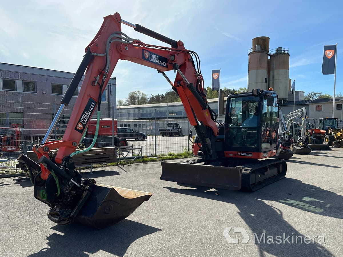 Grävmaskin Kubota KX080-4 - Pelle sur chenille: photos 1 Grävmaskin Kubota KX080-4 - Pelle sur chenille: photos 1