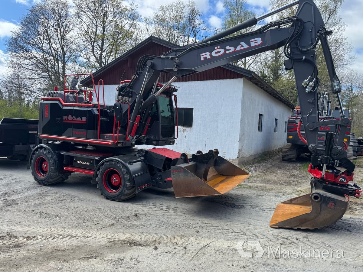 Hjulgrävare Volvo EW160E med kärra - Pelle sur chenille: photos 4 Hjulgrävare Volvo EW160E med kärra - Pelle sur chenille: photos 4