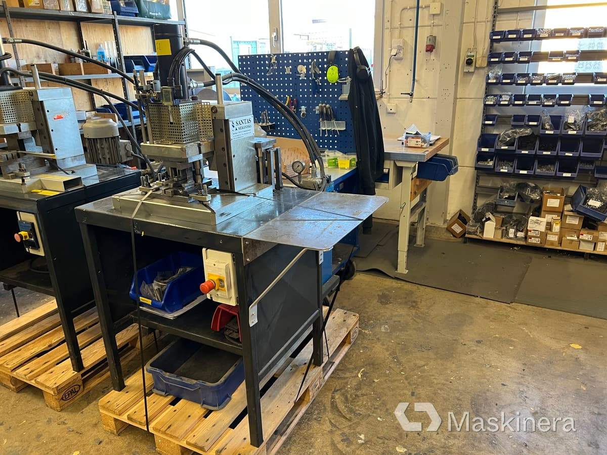 Hydraulisk press Santas Mekaniska DS88 - Presse plieuse: photos 2 Hydraulisk press Santas Mekaniska DS88 - Presse plieuse: photos 2