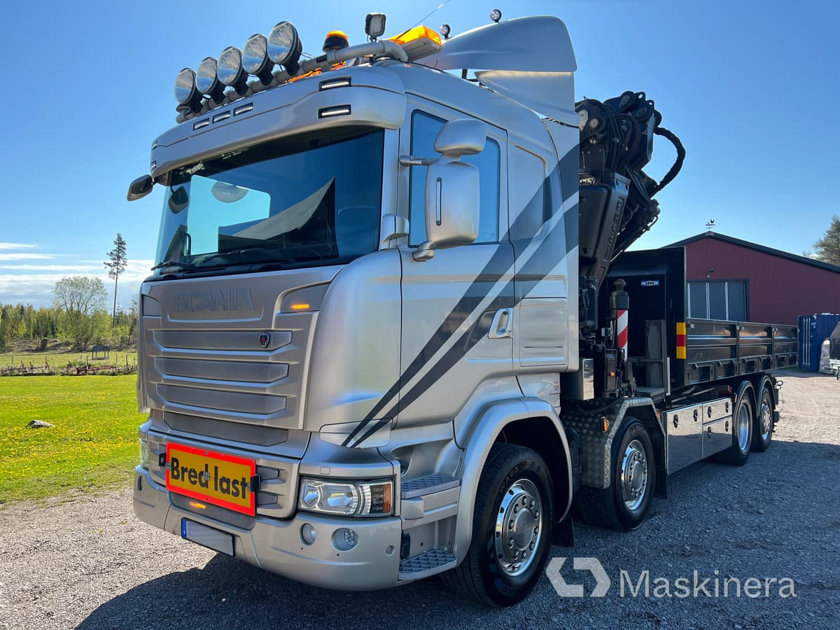 Kranväxlare Scania R450 Fassi F660RA.2.26 med jibb - Camion ampliroll, Camion grue: photos 1 Kranväxlare Scania R450 Fassi F660RA.2.26 med jibb - Camion ampliroll, Camion grue: photos 1