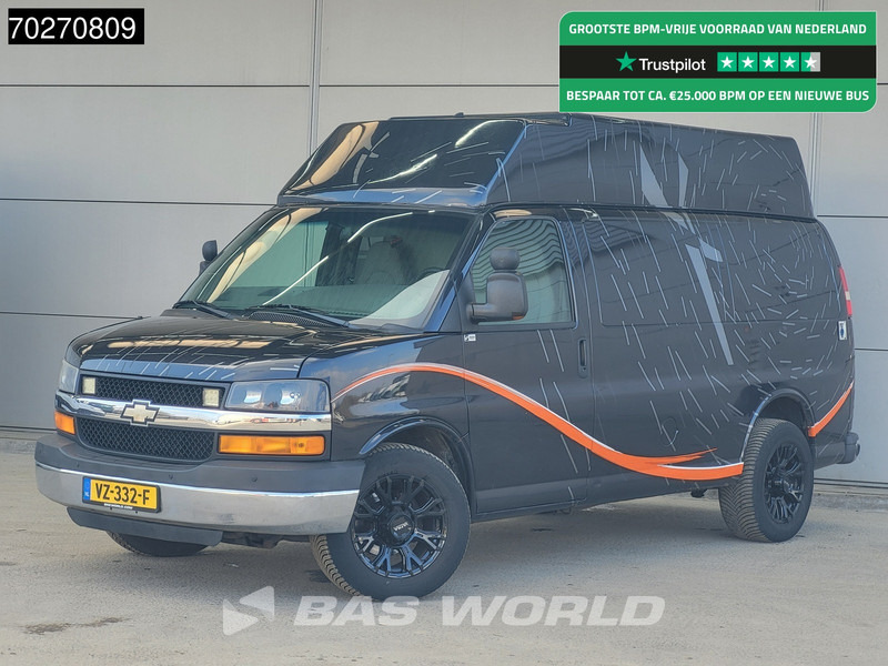 Chevrolet Chevy Van 6.0L V8 MARGE LPG Chevy Van Camper Basis APK 10-2025 GMC Savana 230V aansluiting Airco Camera Cruise 8m3 Airco Trekhaak Cruise c - Fourgonnette: photos 1 Chevrolet Chevy Van 6.0L V8 MARGE LPG Chevy Van Camper Basis APK 10-2025 GMC Savana 230V aansluiting Airco Camera Cruise 8m3 Airco Trekhaak Cruise c - Fourgonnette: photos 1