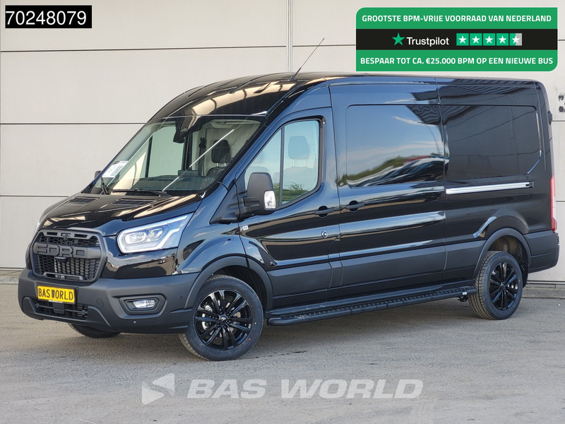 Ford Transit 165pk Automaat 2025 model Dubbele schuifdeur Black Edition L3H2 ACC 360camera Navi CarPlay Xenon Camera 11m3 Airco - Fourgon utilitaire: photos 1 Ford Transit 165pk Automaat 2025 model Dubbele schuifdeur Black Edition L3H2 ACC 360camera Navi CarPlay Xenon Camera 11m3 Airco - Fourgon utilitaire: photos 1