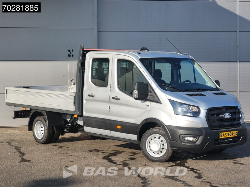 Ford Transit 170pk Automaat Dubbel Cabine 3500kg Trekhaak Open Laadbak Pritsche SYNC4 scherm CarPlay Camera Pickup Airco Trekhaak Cruise cont - Utilitaire plateau: photos 3 Ford Transit 170pk Automaat Dubbel Cabine 3500kg Trekhaak Open Laadbak Pritsche SYNC4 scherm CarPlay Camera Pickup Airco Trekhaak Cruise cont - Utilitaire plateau: photos 3