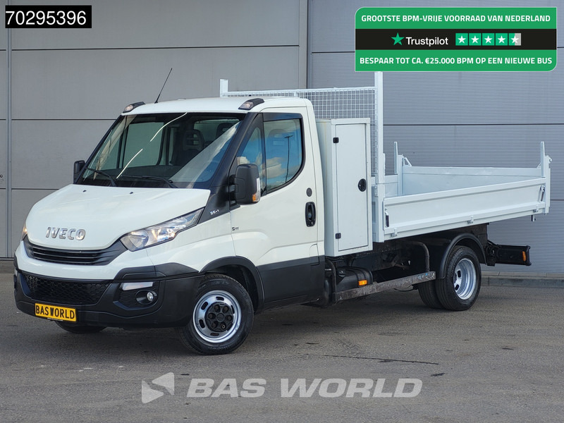 Iveco Daily 35C14 Kipper met Kist 3.5t trekhaak Euro6 Airco Cruise Tipper Benne 2m3 Airco Trekhaak Cruise control - Utilitaire benne: photos 1 Iveco Daily 35C14 Kipper met Kist 3.5t trekhaak Euro6 Airco Cruise Tipper Benne 2m3 Airco Trekhaak Cruise control - Utilitaire benne: photos 1