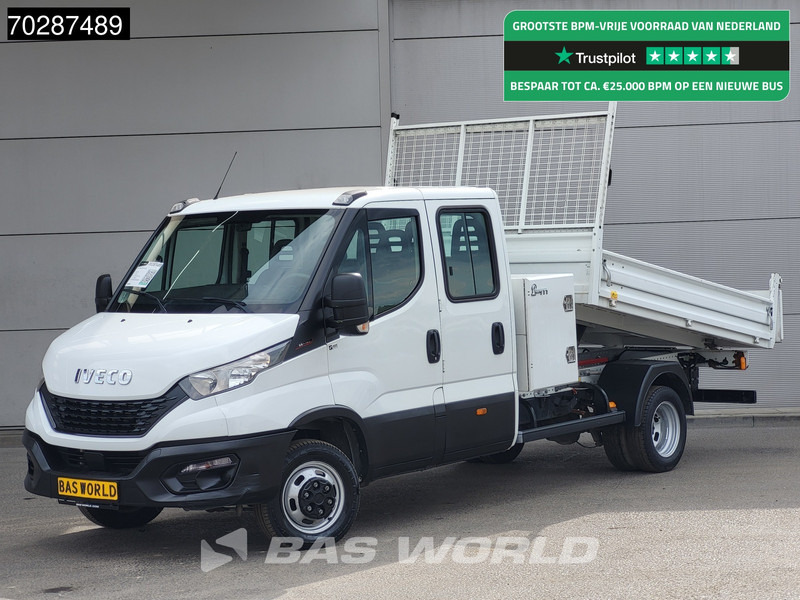 Iveco Daily 35C16 3.0L Kipper met Kist Dubbel Cabine Dubbellucht 3,5t Trekhaak Airco Cruise Euro6 Tipper Benne Kieper 2m3 Airco Trekhaak Cru - Utilitaire benne: photos 1 Iveco Daily 35C16 3.0L Kipper met Kist Dubbel Cabine Dubbellucht 3,5t Trekhaak Airco Cruise Euro6 Tipper Benne Kieper 2m3 Airco Trekhaak Cru - Utilitaire benne: photos 1