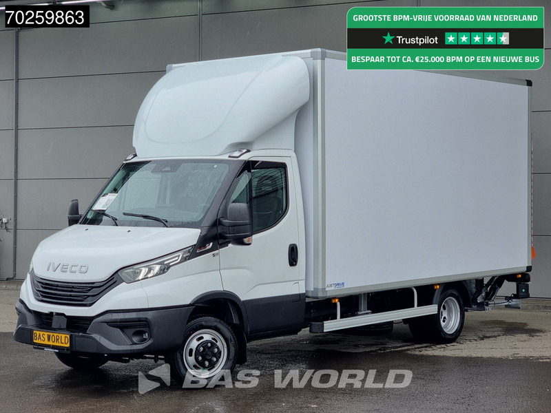 Fourgon grand volume neuf Iveco Daily 35C18 3.0L Automaat Luchtvering Zijdeur Laadklep Bakwagen Navi LED Koffer Gesloten laadbak Bakwagen 22m3 Airco Cruise control: photos 1