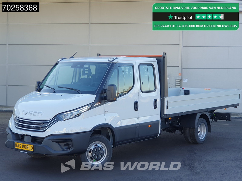 Iveco Daily 35C21 3.0L Automaat 210PK 2025-Model Open laadbak Dubbel Cabine Dubbellucht CarPlay ACC LED 3,5T Trekvermogen Euro6 Pritsche Pic - Utilitaire plateau: photos 1 Iveco Daily 35C21 3.0L Automaat 210PK 2025-Model Open laadbak Dubbel Cabine Dubbellucht CarPlay ACC LED 3,5T Trekvermogen Euro6 Pritsche Pic - Utilitaire plateau: photos 1