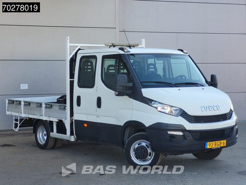 Iveco Daily 50C17 3.0L Automaat DC Open laadbak Kraan Hiab 017T-2 Airco APK 10-2025 Pickup Crane Kraanwagen Pritsche Airco Dubbel cabine - Utilitaire plateau: photos 3 Iveco Daily 50C17 3.0L Automaat DC Open laadbak Kraan Hiab 017T-2 Airco APK 10-2025 Pickup Crane Kraanwagen Pritsche Airco Dubbel cabine - Utilitaire plateau: photos 3
