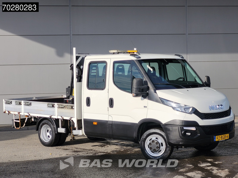 Iveco Daily 50C17 3,0L Automaat HIAB 017T-2 DC Open laadbak Dubbellucht Airco Euro6 Pickup Crane Kraanwagen Pritsche Airco Dubbel cabine - Utilitaire plateau: photos 3 Iveco Daily 50C17 3,0L Automaat HIAB 017T-2 DC Open laadbak Dubbellucht Airco Euro6 Pickup Crane Kraanwagen Pritsche Airco Dubbel cabine - Utilitaire plateau: photos 3